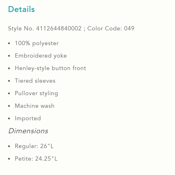 🆕️ Anthropologie Embroidered Floral Tiered Sleeve Boho Blouse Size Small - Picture 12 of 12